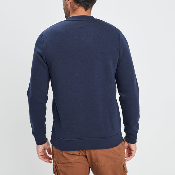 Sweat à col rond Creeks bleu marine homme