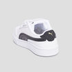 Tennis basses à scratchs Puma Shuffle blanc garçon
