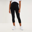 Legging 7/8&egrave;me grossesse noir femme maternit&eacute;