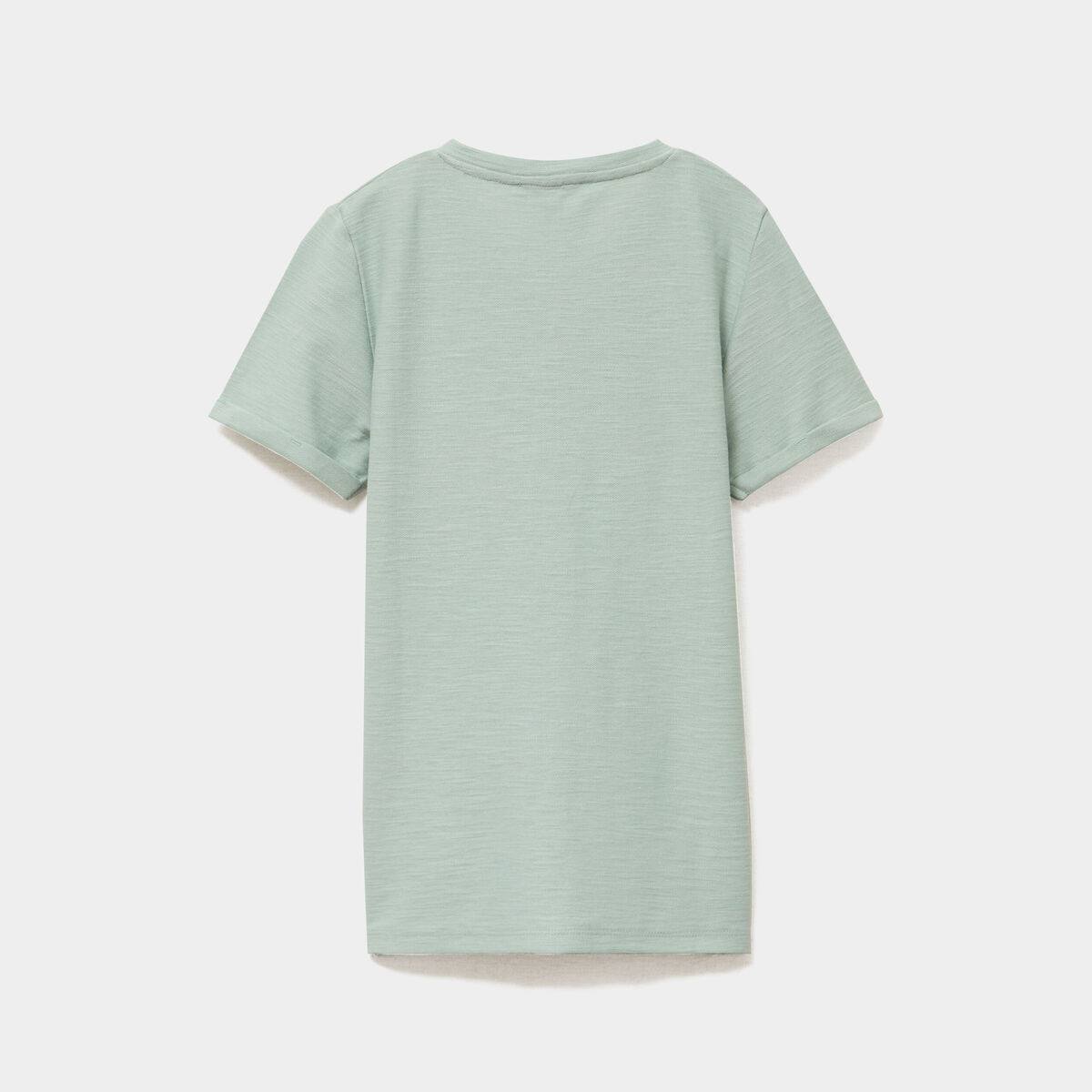 T-shirt manches courtes vert pastel gar&ccedil;on