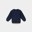 Lot 2 sweats manches longues bleu marine b&eacute;b&eacute; gar&ccedil;on