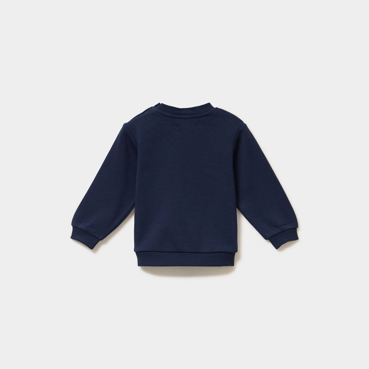 Lot 2 sweats manches longues bleu marine b&eacute;b&eacute; gar&ccedil;on