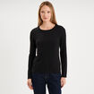 T-shirt thermique Damart x Trappeur noir femme