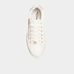 Tennis basses &agrave; lacets Mosquitos blanc femme