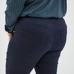 Jegging taille élastiquée grande taille bleu marine femme grande taille