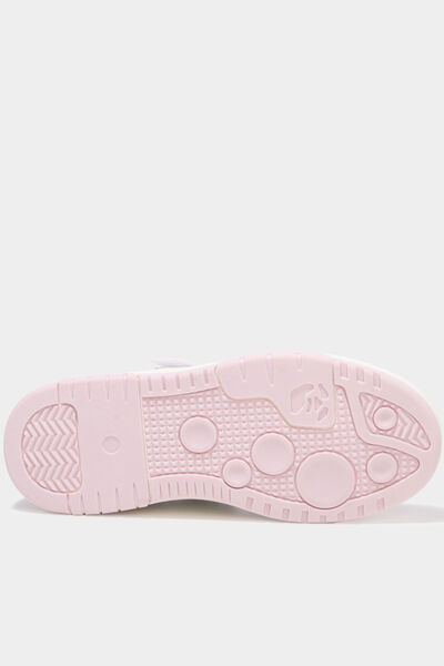 Baskets &agrave; scratchs bout renforc&eacute; multicolore fille