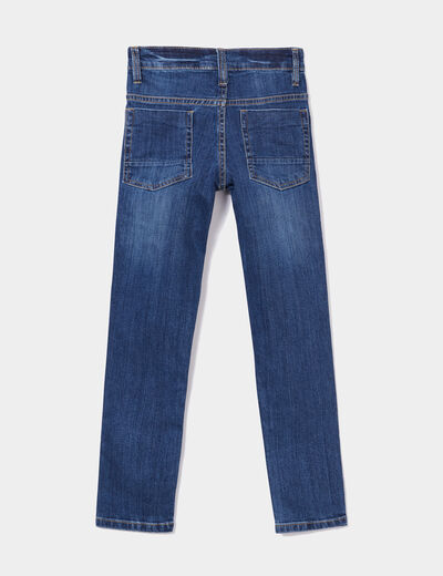 Jeans slim effet stretch denim stone garçon