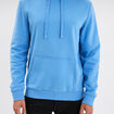 Sweat molleton &agrave; capuche hoodie bleu homme