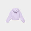 Sweat hoodie &agrave; capuche Puma parme fille