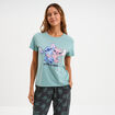 Ensemble pyjama 2 pièces Stitch bleu gris femme