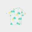 T-shirt manches courtes 1 poche coton blanc garçon