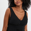 Combinaison pantalon avec voile jupe noir femme