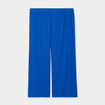 Pantalon large fluide 7/8ème bleu roi femme grande taille