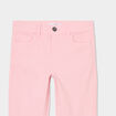 Pantalon skinny 5 poches coton rose clair fille
