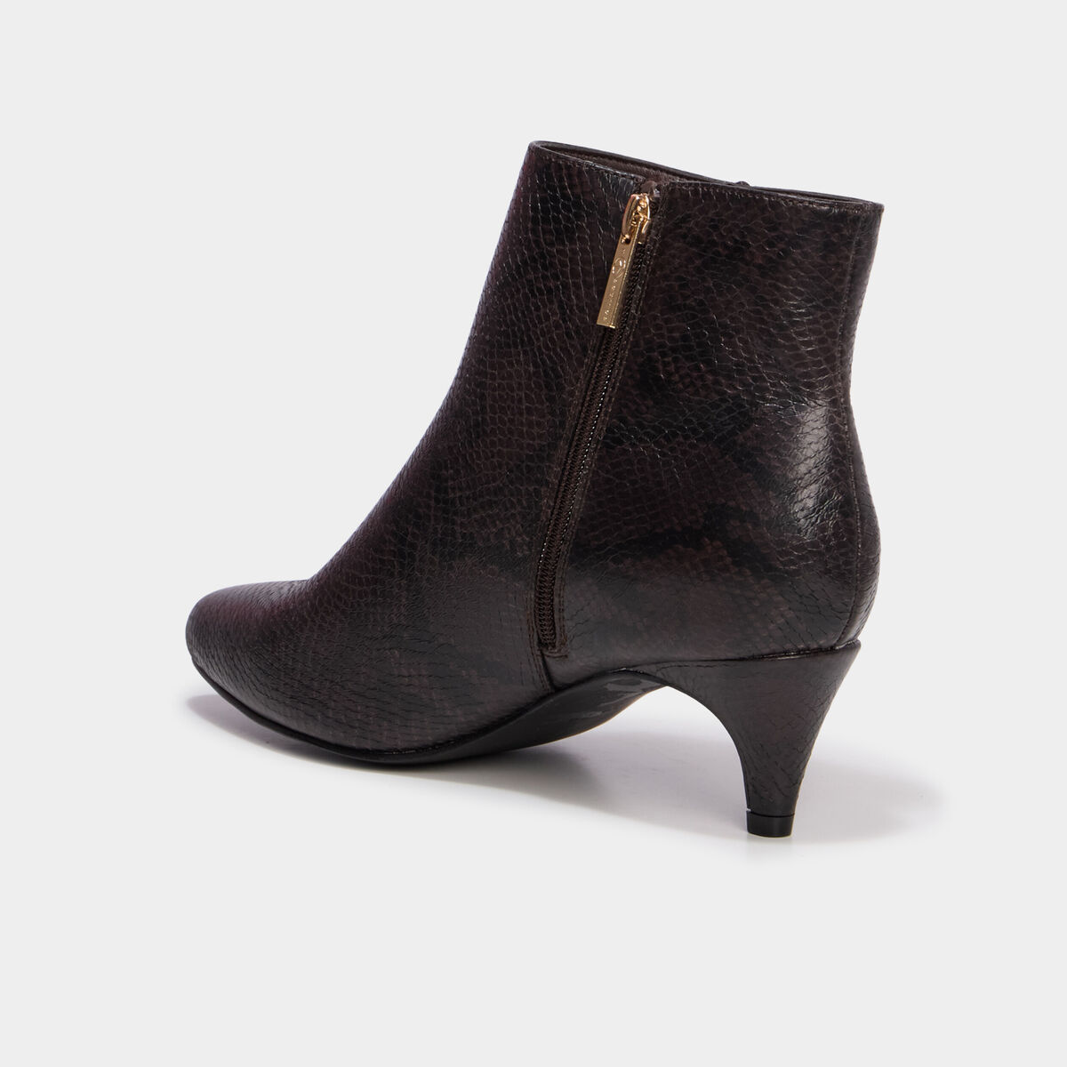 Boots vernies kitten heels multicolore femme