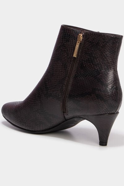 Boots vernies kitten heels multicolore femme
