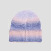 Bonnet tricoté multicolore fille
