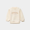 Sweat col rond manches longues ecru b&eacute;b&eacute; gar&ccedil;on