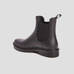 Bottines de pluie chelsea noir femme
