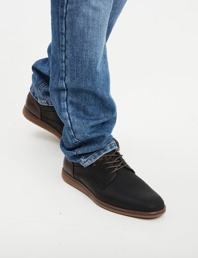 Derbies &agrave; lacets noir homme