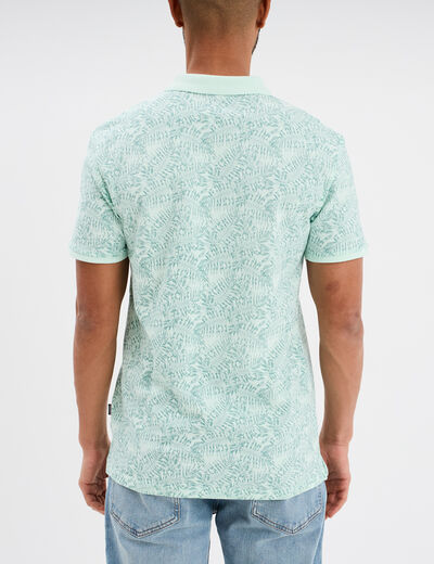 Polo manches courtes Creeks vert pastel homme