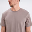 T-shirt en coton manches courtes gris homme