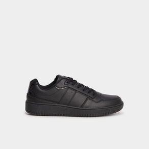 tennis basses semelle epaisse creeks noir femme Tennis basses semelle épaisse Creeks noir femme