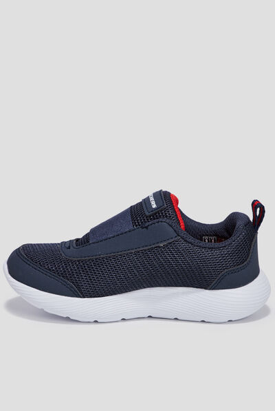 Baskets running Skechers Varitix bleu marine garçon