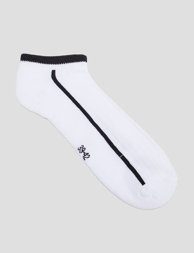 Lot 4 paires de chaussettes blanc homme
