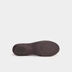 Chaussons ballerines aspect velours bleu gris femme