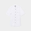 Chemise manches courtes &agrave; poches Liberto blanc homme