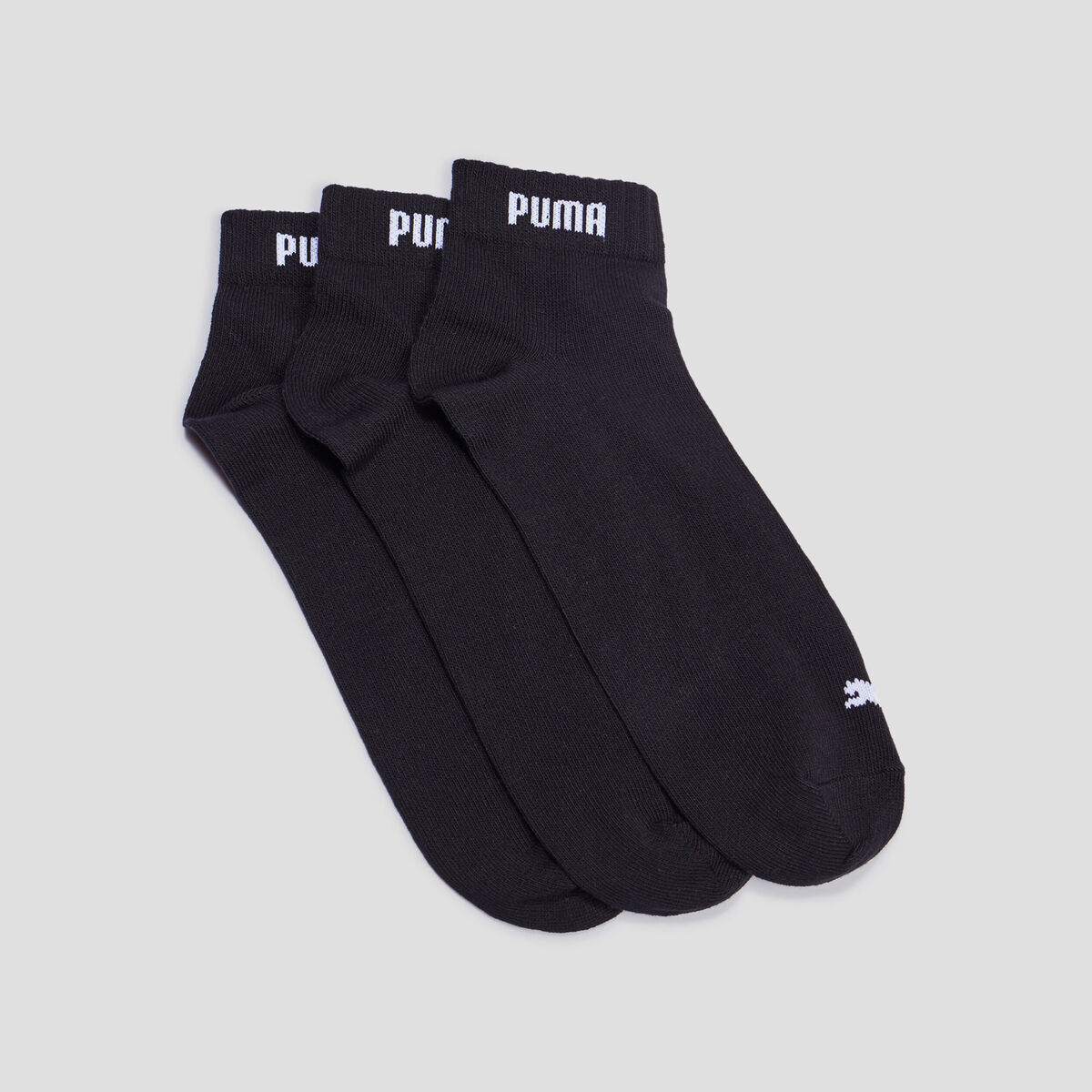 Lot 3 paires socquettes Puma noir homme