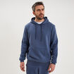 Sweat molleton &agrave; capuche hoodie bleu lavande homme