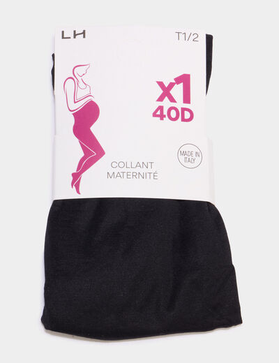 Collant de grossesse 40D noir femme