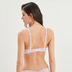 Soutien-gorge corbeille sans coque parme femme