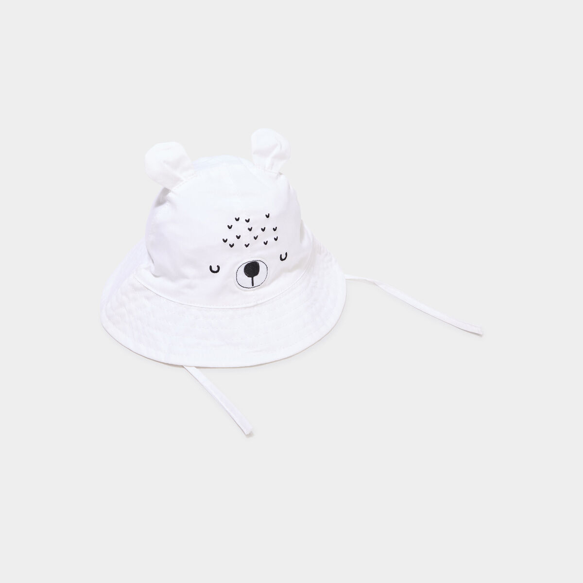 Bob coton blanc b&eacute;b&eacute; gar&ccedil;on