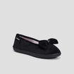 Chaussons ballerines Isotoner noir femme