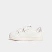 Tennis basses à scratchs Liberto blanc fille