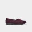 Ballerines bordeaux femme