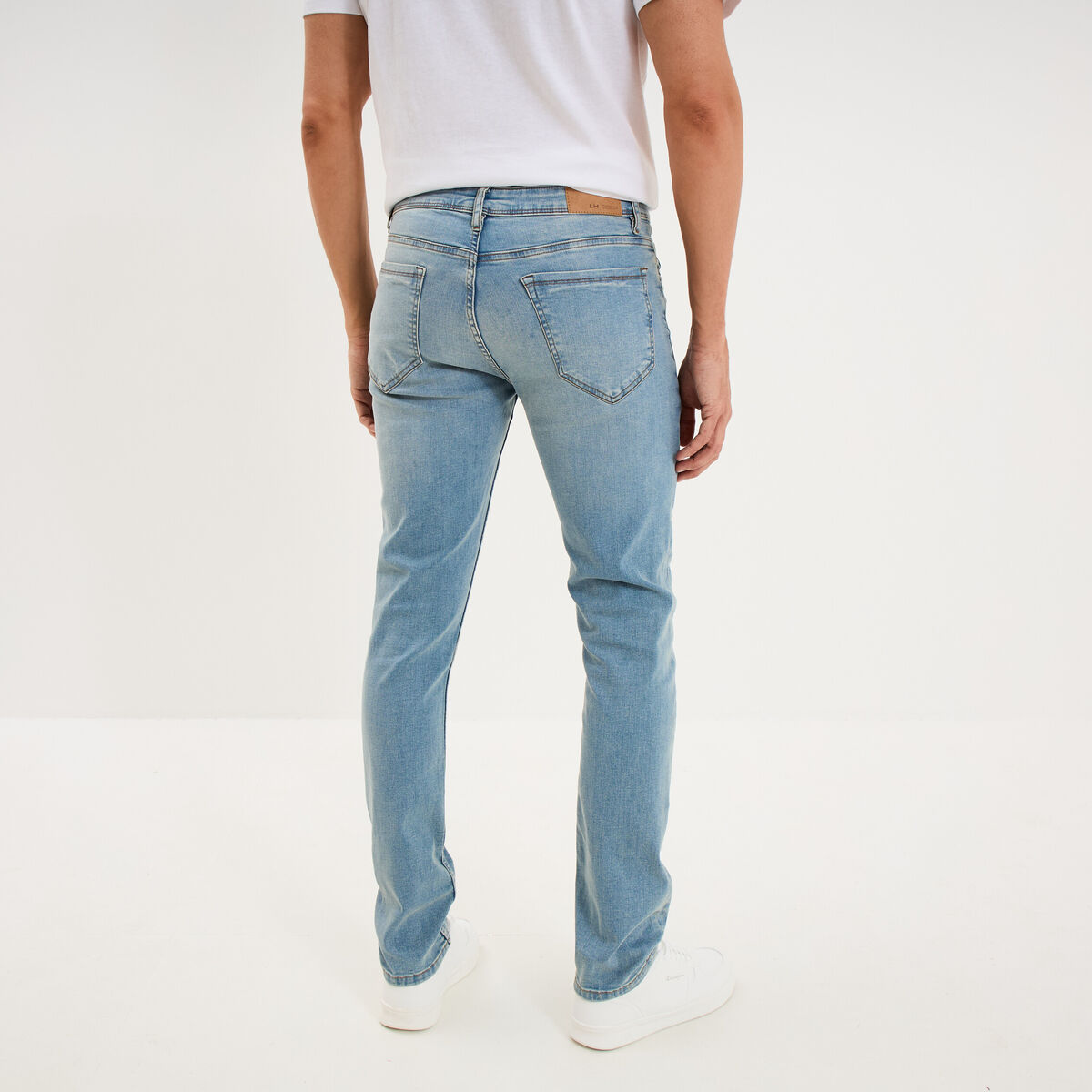 Jeans slim 5 poches denim double stone homme