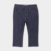 Tregging en jean taille élastiquée denim stone bébé fille