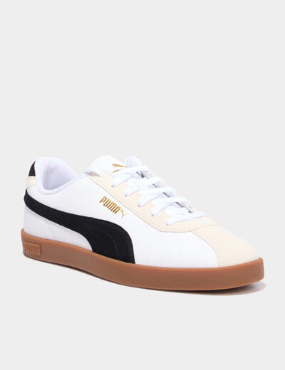 Tennis basses &agrave; lacets Puma Club noir homme