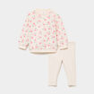 Ensemble sweat et legging creme b&eacute;b&eacute; fille