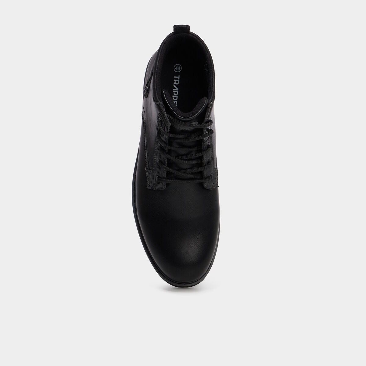 Bottines &agrave; lacets noir homme