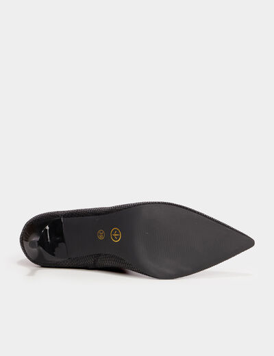 Bottines talons aiguilles Mosquitos noir femme