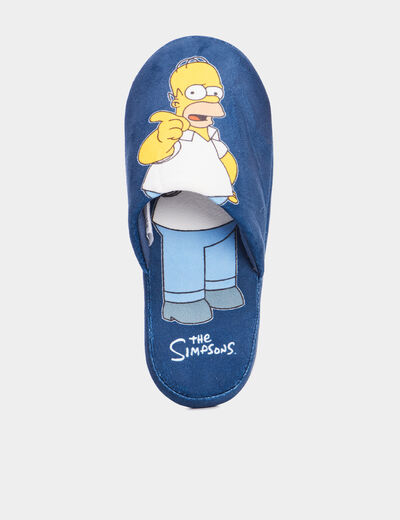 Chaussons mules Les Simpson Homer multicolore homme
