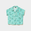 Chemise manches courtes 2 poches ecru femme
