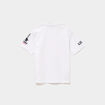 T-shirt manches courtes coton Sonic blanc gar&ccedil;on