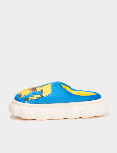 Chaussons mules Pokémon Pikachu bleu garçon