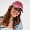 Casquette bordeaux femme